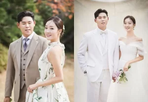 Si Woo Kim And Wife Ji Hyun Oh Shared The Beautiful Wedding Photos
